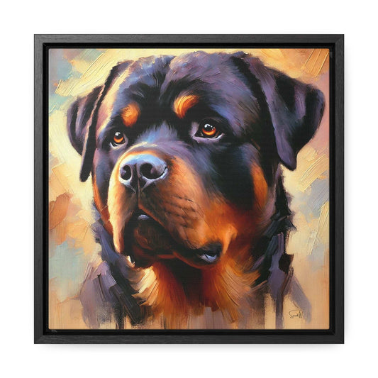 "Eyes of a Guardian" Framed Canvas Art