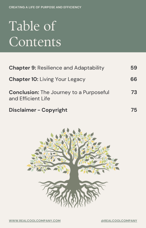 Creating a Life of Purpose and Efficiency