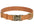 Personalized Dog ID Engraved Metal Buckle Collar brown