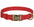 Personalized Dog ID Engraved Metal Buckle Collar red