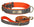 Personalized Dog ID Padded Collar Leash Set grey