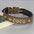 Personalized PU Leather Rhinestone Dog Name Collars brown