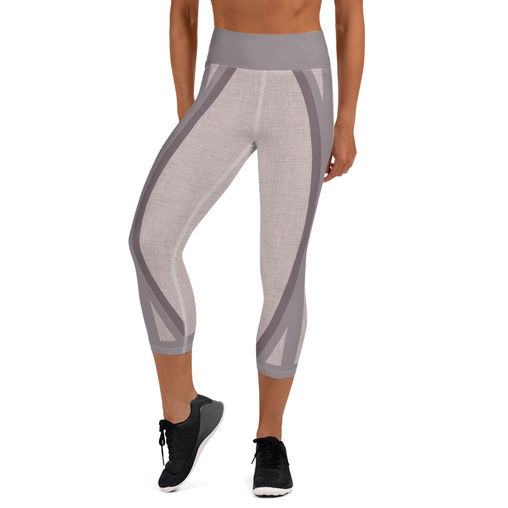 REAL COOL COMPANY 7/8 Sports Leggings - UPF 50+ Sand Dusted
