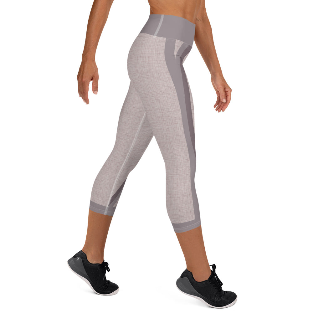 REAL COOL COMPANY 7/8 Sports Leggings - UPF 50+ Sand Dusted