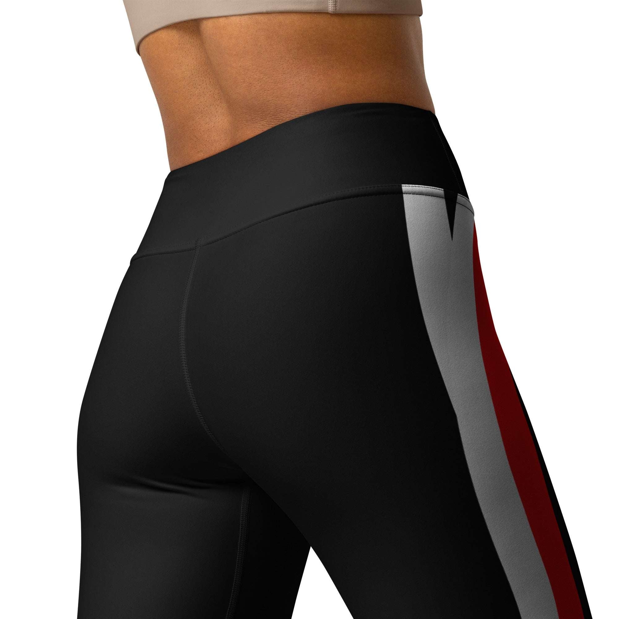 RCC Leggings UPF 50+ Red White and Black