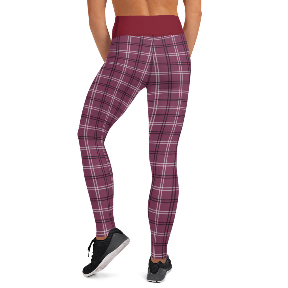 Berry Black Sports Leggings UPF 50