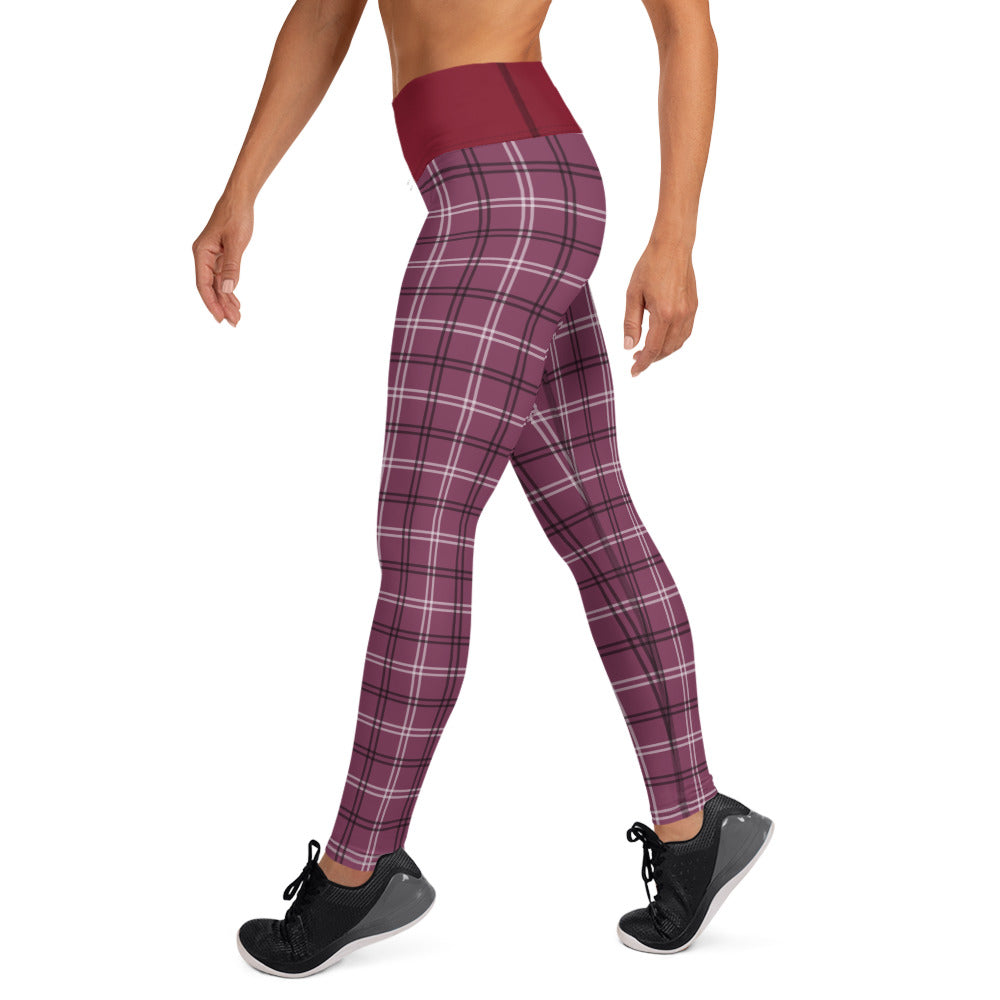 Berry Black Sports Leggings UPF 50