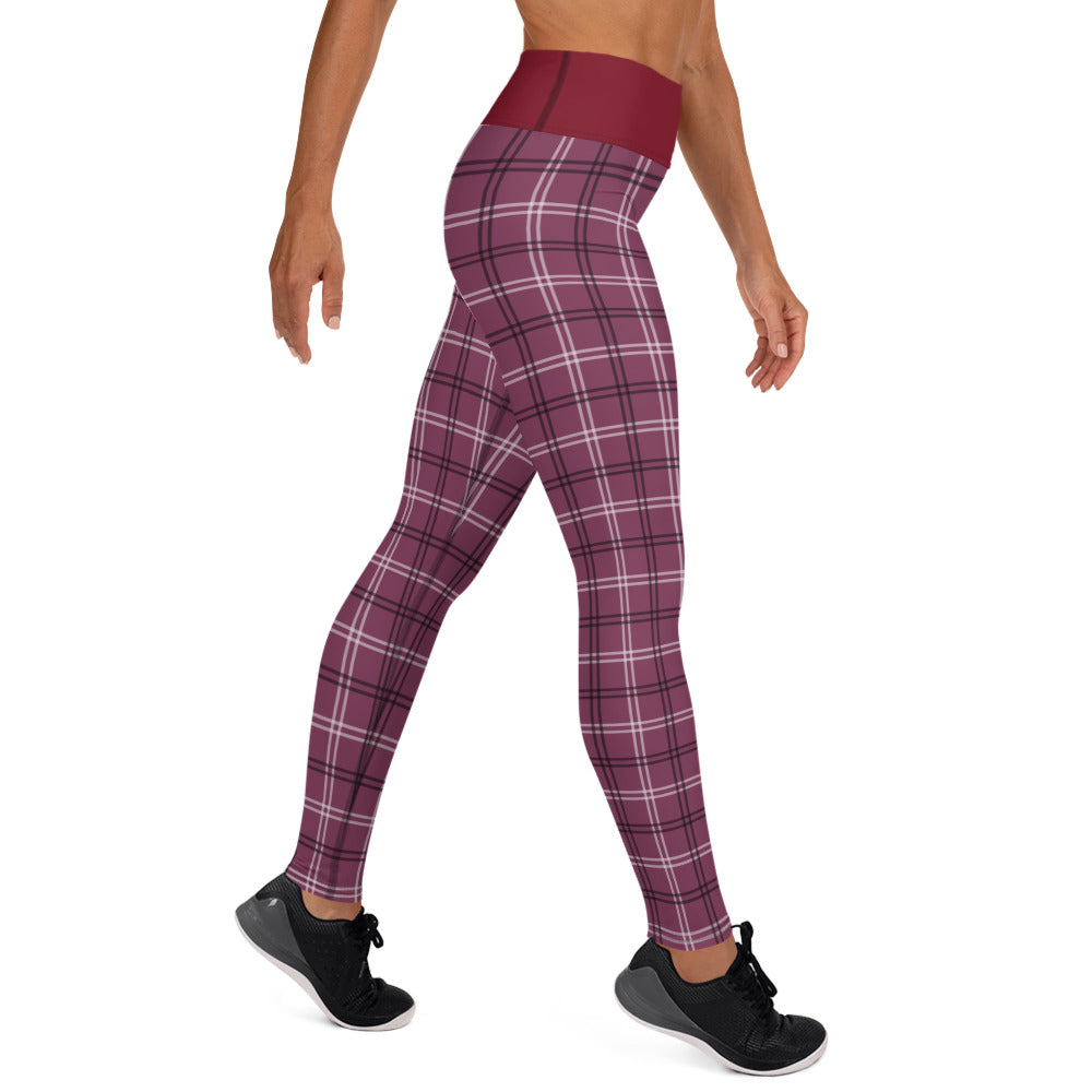Berry Black Sports Leggings UPF 50