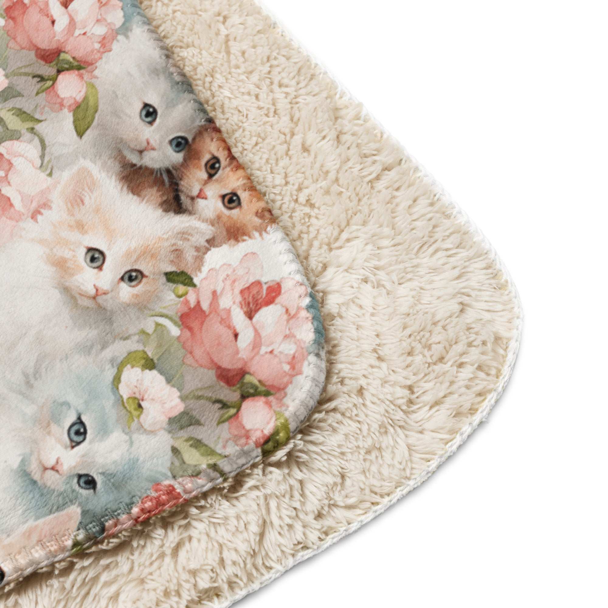 RCC Sherpa Blanket Sweet Kitty