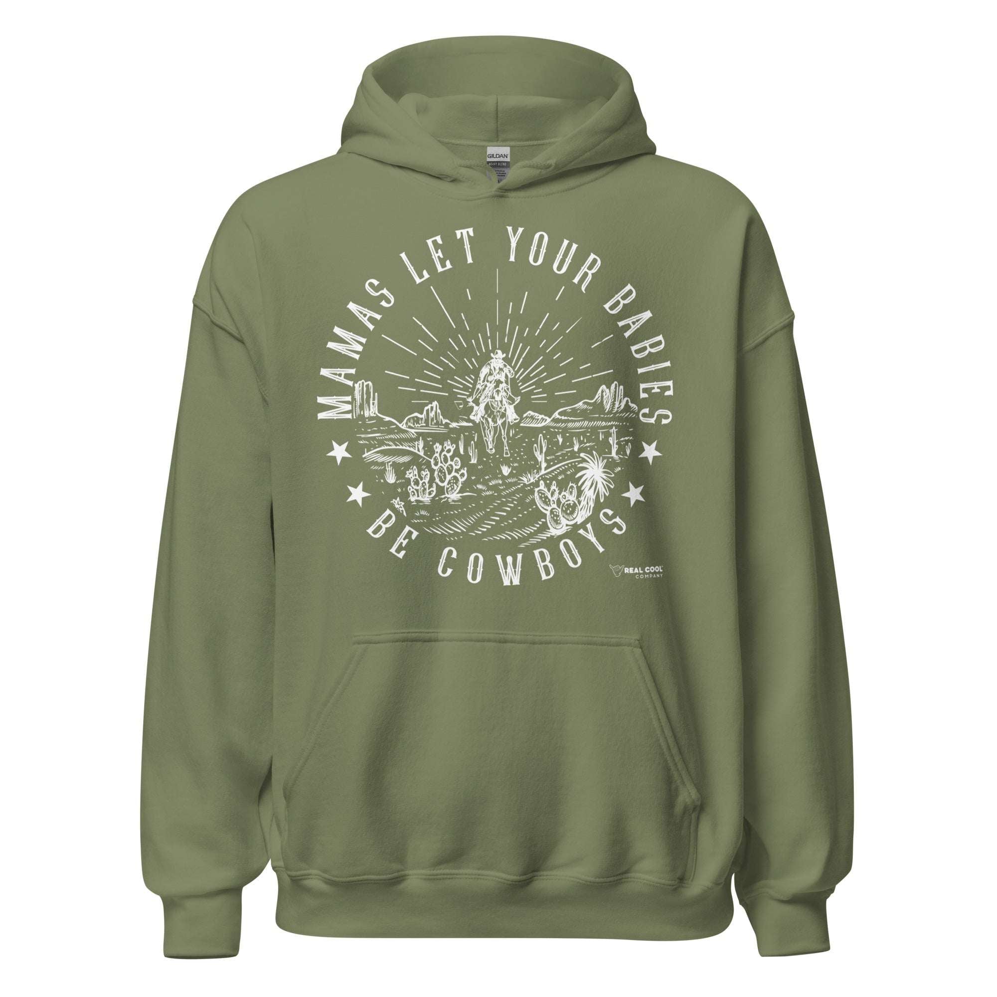 Mamas Let Your Babies Be Cowboys Hoodie - RealCoolCompany